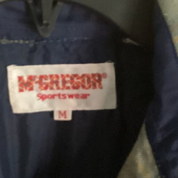 McGregor Sportswear Plaid Button-Down Shirt – Blue/Brown – Size M – 28" Length - Picture 4 of 7